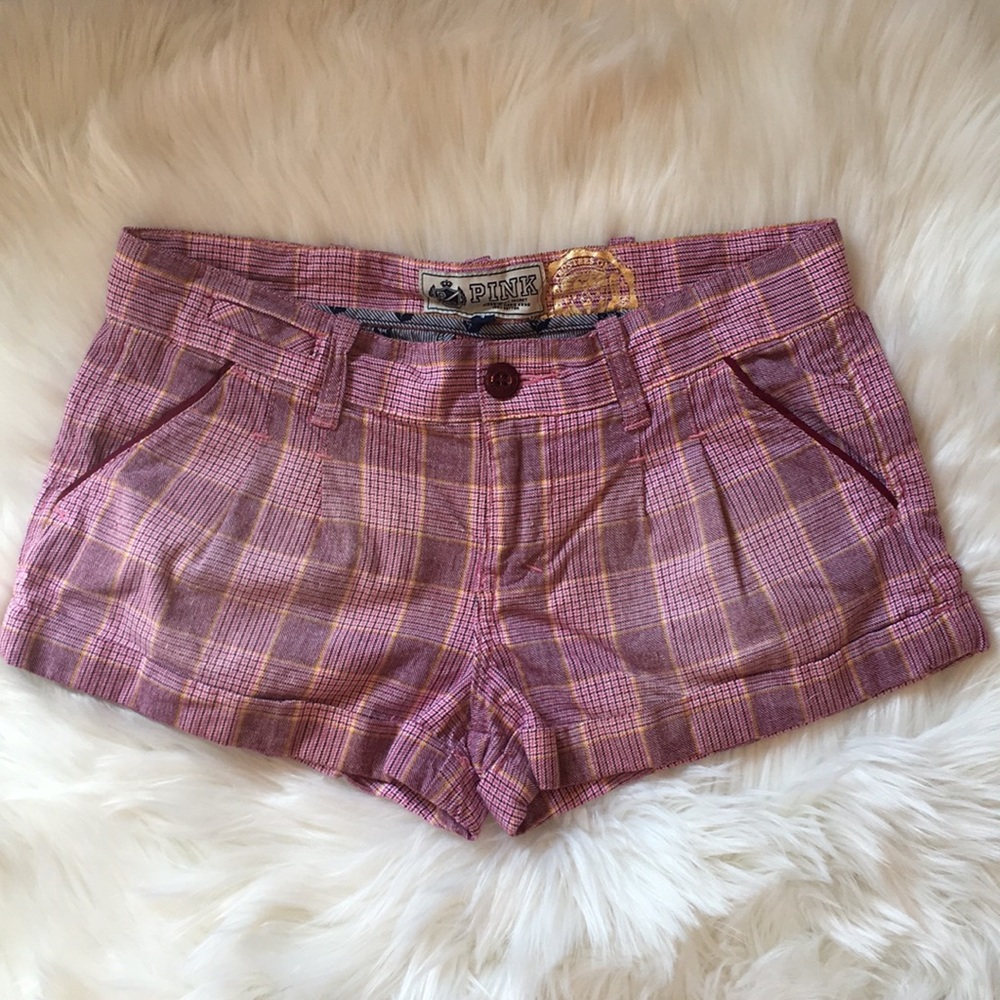 PINK VS Plaid Shorts